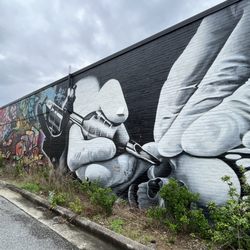 Tattooed Renderings Mural