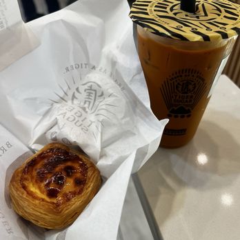 Tiger Sugar - Croissant egg tart , Thai tea - Bubble Tea Near Me - New York, New York Tiger Sugar - Croissant egg tart , Thai tea - Bubble Tea Near Me - New York, New York