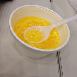 Egg drop soup to go! Egg drop soup to go!