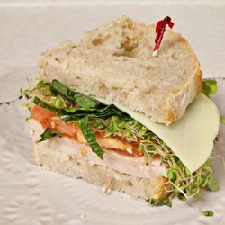 San Francisco Bakery & Café - Turkey with provolone on sourdough
