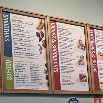 Tropical Smoothie Cafe - Menu - Juice Bars & Smoothies Near Me - Clarksville, Tennessee