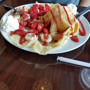 White Rabbit Dessert Experience - The strawberry banana crepe...enough for 2 or maybe 3 haha deliciousness - Desserts Near Me - Tonawanda, New York White Rabbit Dessert Experience - The strawberry banana crepe...enough for 2 or maybe 3 haha deliciousness - Desserts Near Me - Tonawanda, New York