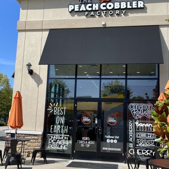 The Peach Cobbler Factory - Entrance - Desserts Near Me - Burlington, North Carolina The Peach Cobbler Factory - Entrance - Desserts Near Me - Burlington, North Carolina