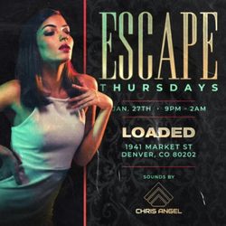 Dj Chris Angel - This Thursday come to my dj set free before 9pm