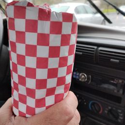 This is about how big they burritos are This is about how big they burritos are