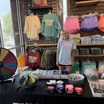 Tyler's - Today they actually have spin the wheel for prizes set up until 1 PM. - Men's Clothing Near Me - Fort Worth, Texas