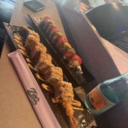 Shrimp Tempura Roll rainbow roll Shrimp Tempura Roll rainbow roll