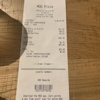 MOD Pizza - Fast Food Near Me - Prosper, Texas