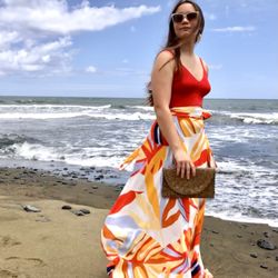 Crazy Beautiful - Our Kelly wrap around skirt is a must have!