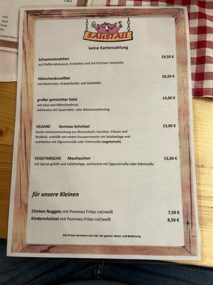 Menu photo 3 Gaststätte Saustall Bad Arolsen, HE