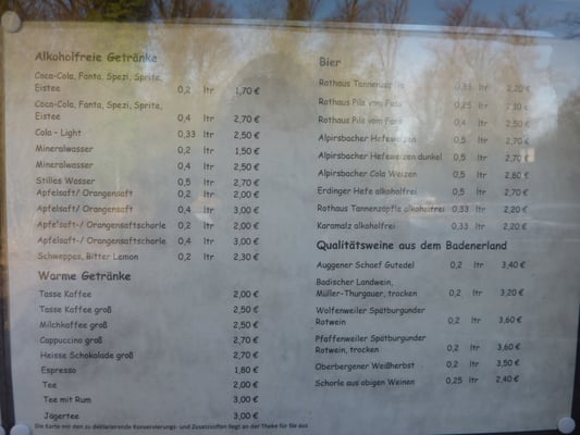 Menu photo 1 Restaurant Fischerhütte Albbruck, BW