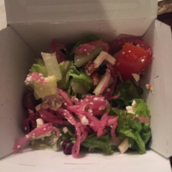 Panera Bread - "Modern Greek salad with quinoa" where's the quinoa or almonds?? - Sandwiches Near Me - Mckinney, Texas