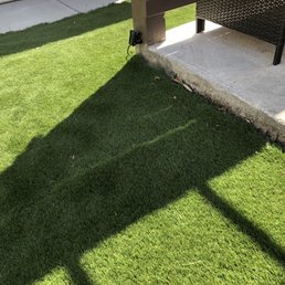 Due to multiple grading mistakes, some areas had to be redone which left uneven/various levels of foundation and grass.
