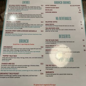 Paloma Taco and Tequila - Bay View - Menu - Tacos Near Me - Milwaukee, Wisconsin Paloma Taco and Tequila - Bay View - Menu - Tacos Near Me - Milwaukee, Wisconsin