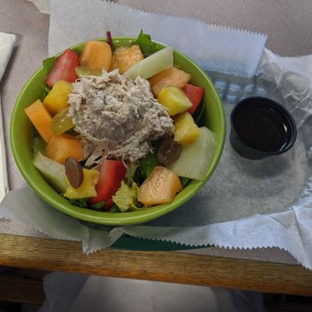 2 Chef's Souparee - Chicken salad with fruits. Awesome!! - Soup Near Me - Lake Worth, Florida