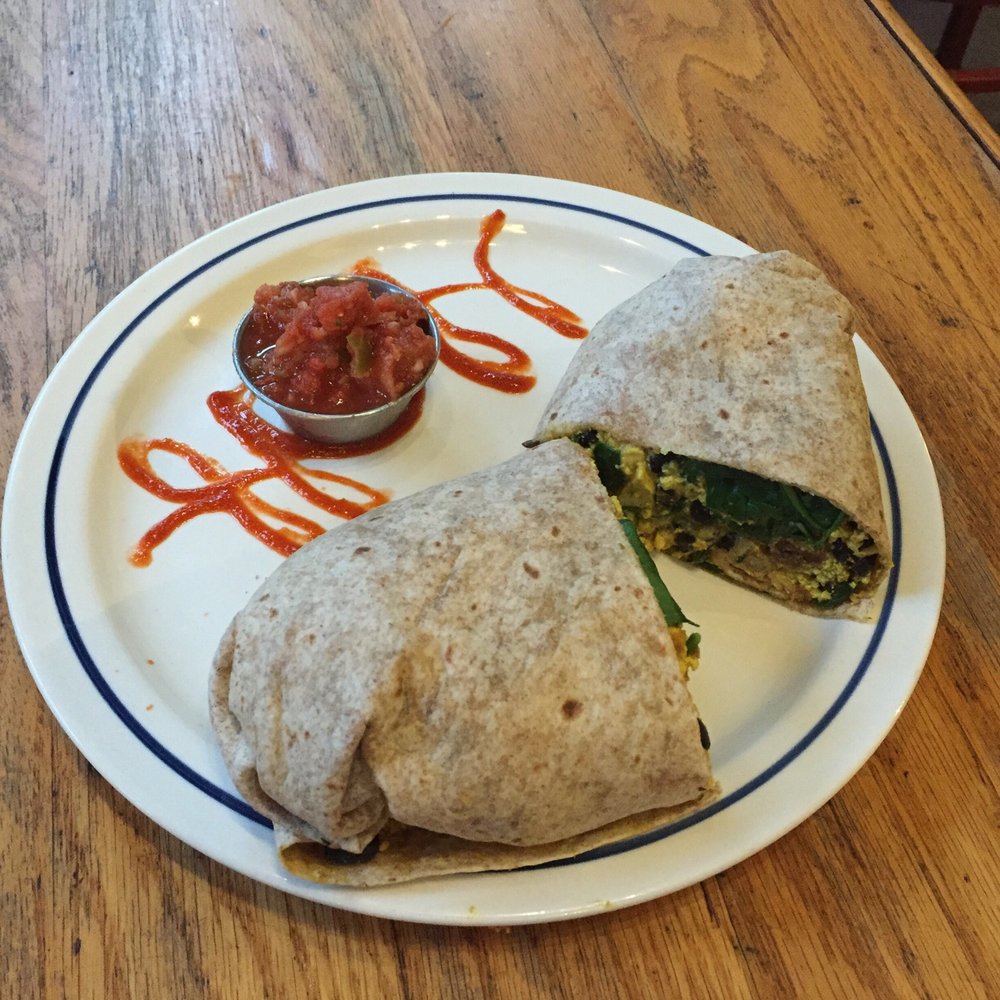 Sentient Bean - Vegan breakfast burrito. Very good! - Coffee & Tea Near Me - Savannah, Georgia Sentient Bean - Vegan breakfast burrito. Very good! - Coffee & Tea Near Me - Savannah, Georgia