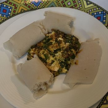Asmara Restaurant - 3. Spinach with Ricotta - Ethiopian Near Me - Cambridge, Massachusetts