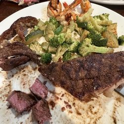 Ok NY steak medium