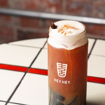 Hey Hey - Specialteas: Chai-Town (Iced Chai w/ Herbal Jelly) - Coffee & Tea Near Me - Los Angeles, California
