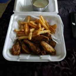 Garlic pepper w/ Cajun Fries Garlic pepper w/ Cajun Fries