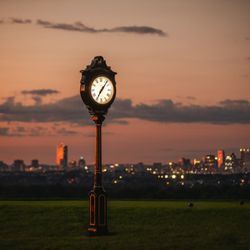 Chomko LA - An Electric Cambridge model clock at Granite Links in Quincy, Massachusetts.