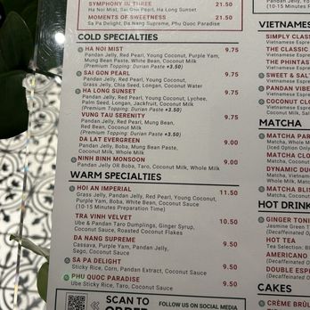 Co Ba Vietnamese Dessert Cafe - Menu - Desserts Near Me - San Jose, California