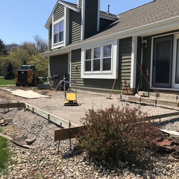 C Hardy & Sons Contracting - Compacting the stone - Masonry/Concrete Near Me