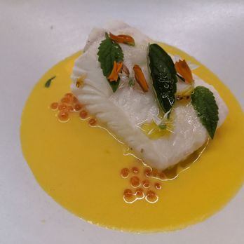 Juniper - Poached halibut - Italian Near Me - Austin, Texas