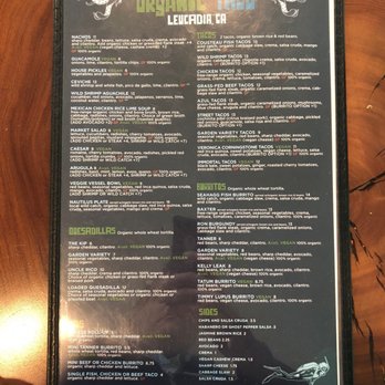 Haggo's Organic Taco - Food Menu Feb-2019 - Tacos Near Me - Encinitas, California Haggo's Organic Taco - Food Menu Feb-2019 - Tacos Near Me - Encinitas, California
