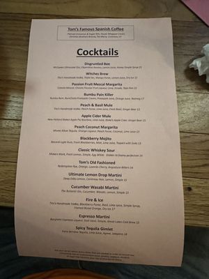 Menu photo 4 Tom's Oyster Bar Royal Oak, MI
