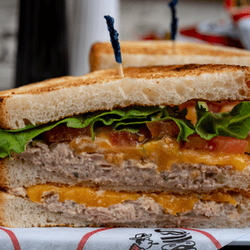 Groucho's Deli - Tuna Cheese Melt Club
