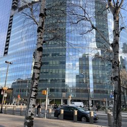 CUNY School of Law - the building from the park