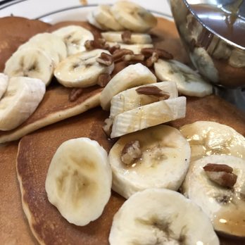 Mimi's Cafe - Banana foster pancakes tasted more like horchata pancakes than bananas foster but still were good - Breakfast & Brunch Near Me - Irvine, California