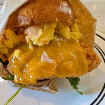 Egghead Sando Cafe - Chic Sandwich with cheddar and scrambled - Sandwiches Near Me - San Jose, California