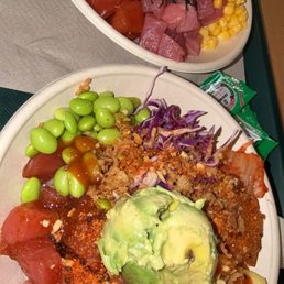 Tuna Poké bowl Tuna Poké bowl