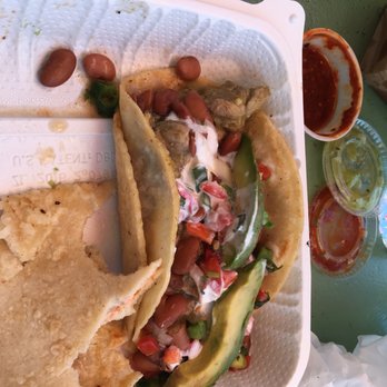 Lucy’s Mexican Grill - Super taco with lengua and chile verde....I already ate the lengua. - Mexican Near Me - Campbell, California Lucy’s Mexican Grill - Super taco with lengua and chile verde....I already ate the lengua. - Mexican Near Me - Campbell, California