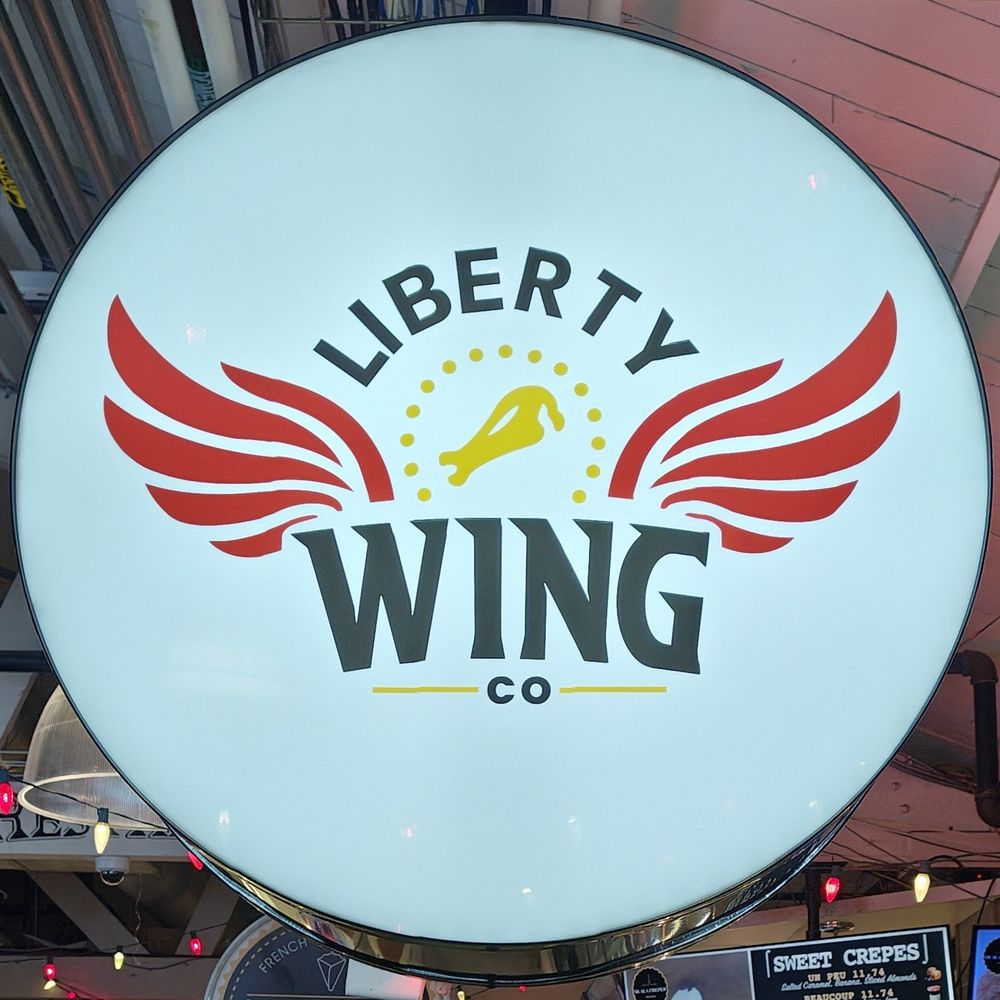 Liberty Wing Co. - Vendor stall sign - Chicken Wings Near Me - San Diego, California Liberty Wing Co. - Vendor stall sign - Chicken Wings Near Me - San Diego, California