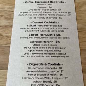 9th Street Bistro - Dessert drink menu - Modern European Near Me - Noblesville, Indiana 9th Street Bistro - Dessert drink menu - Modern European Near Me - Noblesville, Indiana