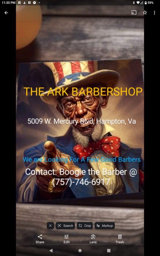 The Ark Barbershop Logo
