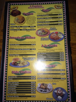 Menu photo 6 4 Caminos Vancouver, WA