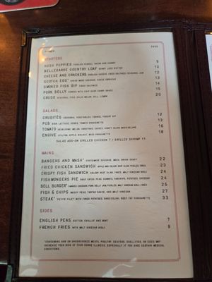 Menu photo 1 The Bell New Orleans, LA Menu photo 1 The Bell New Orleans, LA