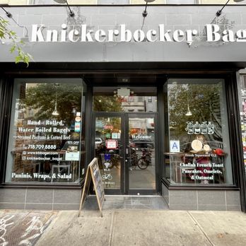 Knickerbocker Bagel - the front of the shop - Wraps Near Me - Brooklyn, New York