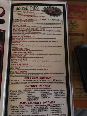 Menu photo 4 Capones Pub & Grill Coeur D Alene, ID Menu photo 4 Capones Pub & Grill Coeur D Alene, ID