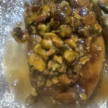 Il Caffe - Up close Pistachio sticky bun DELICIOUSNESS!! - Cafes Near Me - Clovis, California