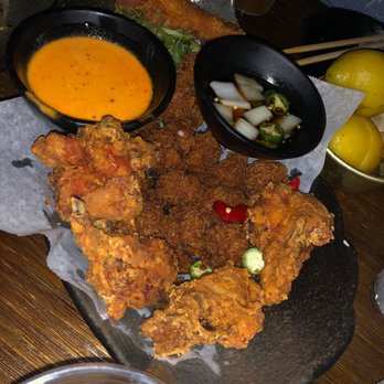 Misoolkwan OC - fried intestines with some fried chicken we threw on top. - Korean Near Me - Buena Park, California Misoolkwan OC - fried intestines with some fried chicken we threw on top. - Korean Near Me - Buena Park, California