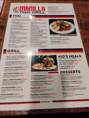 Menu photo 4 Manilla Thai Grill Halifax, NS Menu photo 4 Manilla Thai Grill Halifax, NS