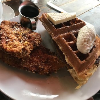 Prospect Gourmand - Chicken and Waffles, yummy - New American Near Me - Beverly Hills, California Prospect Gourmand - Chicken and Waffles, yummy - New American Near Me - Beverly Hills, California