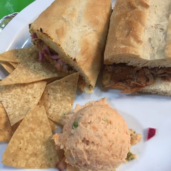 Chichen Itza Restaurant - Cochinita Pibil torta - Mexican Near Me - Los Angeles, California