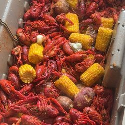 Delta Crawfish Farms & Market - cooked crawfish that were purchased LIVE at Delta Crawfish (Paragould)