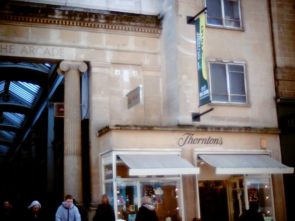 THORNTONS 1718 The Arcade, Bristol, United Kingdom Candy Stores